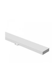 Täcklock aluminium 1438 mm för LIMEA PRO Trunking – vit