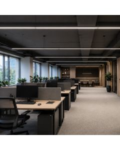 LED-linjearmatur 120 cm 20–40 W CCT 100 lm/W IP20 Vit
