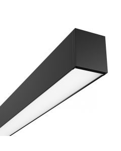 LED linjär taklampa 24W CCT K3000/K4000/K6500 2400 lm 60 cm – Svart