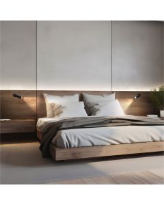 Utanpåliggande spotlight MR11 – svart – med strömbrytare – IP20 – 36×95×165 mm – utan ljuskälla