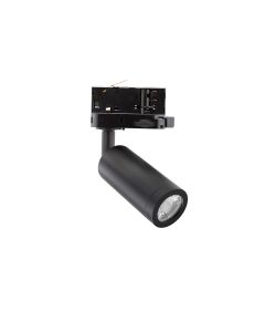 3-fas skena spotlight GU11 svart
