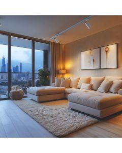3-fas skena spotlight GU10 vit – 65×160×232 mm