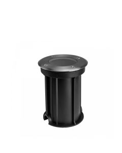 LED-markspotlight GU10 Rund IP67 Ø108x140mm Grå