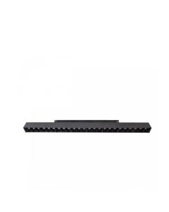 LED-gallerarmatur för skena 24W CCT 48V 440 mm dimbar Svart