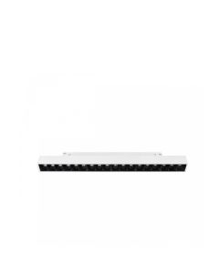 LED-gallerarmatur för skena 17W CCT 48V 330 mm dimbar Vit