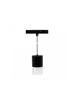 LED-pendellampa för skena 6W K3000 48V Ø55 mm Svart