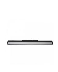 Avlång LED-skenarmatur 10W K2700 48V 300 mm Svart