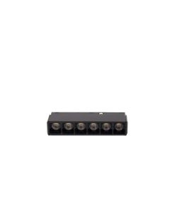 LED-gallerarmatur för skena 6W K2700 48V 110 mm Svart