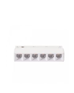 LED-gallerarmatur för skena 6W K2700 48V 110 mm Vit