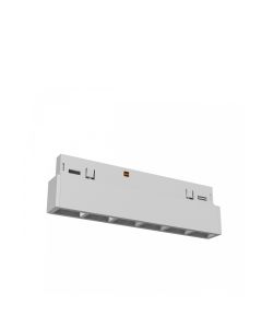 LED-gallerarmatur för smal skena 6W K3000 48V 100 mm Vit