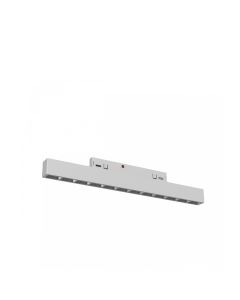 LED-gallerarmatur för smal skena 12W K3000 48V 196 mm Vit