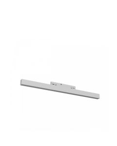 Avlång LED-skenarmatur för smal skena 10W K3000 48V 300 mm Vit