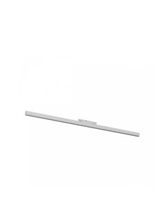 Avlång LED-skenarmatur för smal skena 20W K3000 48V 600 mm Vit