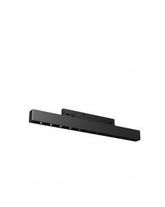 LED-gallerarmatur för smal skena 12W K3000 48V 196 mm Svart