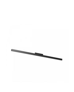 Avlång LED-skenarmatur för smal skena 20W K3000 48V 600 mm Svart
