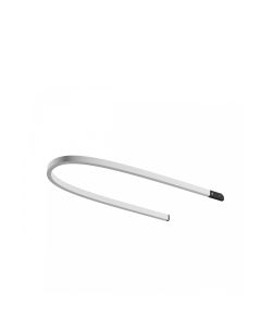 LED-ljuslist för smal skena 6W K3000 48V 547 mm Svart