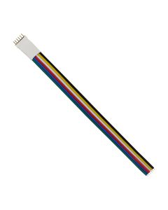 S-D 6-polig kabelkontakt för LED-remsa – 12 mm