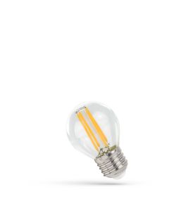 LED filament klotlampa E27 6W K1800 540 lm – Klar