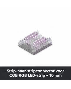 Rem-till-rems-kontakt för COB RGB LED-remsa – 10 mm