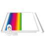 LED-panel 62x62 cm | 40W | RGB+W (4000K) | Dimbar | Fjärrkontroll – bild 2