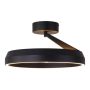 LED-taklampa ring Ø45 cm | 50W | 5500 lumen | CRI90 | CCT 2700K-4000K | Svart