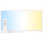 LED-panel 120x60 cm | 60W | CCT Dimbar | 3000K-6000K | CRI90 | Fjärrkontroll – bild 2