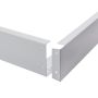 Utanpåliggande LED-panel med ram 60x60 cm vit – bild 3