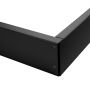 Utanpåliggande LED-panel med ram 60x60 cm svart – bild 4