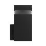 LED-fasadlampa fyrkantig med ljusring 18W CCT IP54 svart – bild 3