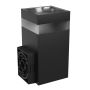 LED-fasadlampa fyrkantig med ljusring 18W CCT IP54 svart – bild 6