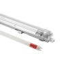 Vattentät LED Armatur 60cm Grå 1x T8 G13 IP65 – bild 5