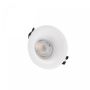 Infälld spotlight GU10 – rund – vit – IP20 – Ø86×41 mm – utan ljuskälla