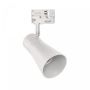 3-fas skena spotlight GU10 vit – 80×140×180 mm