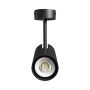 Utanpåliggande spotlight GU10 – svart – IP20 – 65×160×232 mm – utan ljuskälla – bild 3