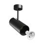 Utanpåliggande spotlight GU10 – svart – IP20 – 65×160×232 mm – utan ljuskälla – bild 6