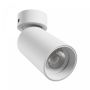 Utanpåliggande spotlight GU10 – vit – IP20 – 60×135 mm – utan ljuskälla