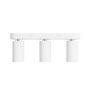 Utanpåliggande spotlight GU10 3 huvuden – vit – IP20 – 350×70×135 mm – utan ljuskälla – bild 2