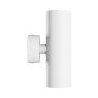 Vägglampa GU10 2 huvuden – rund – vit – IP20 – 55×160×90 mm – utan ljuskälla – bild 3