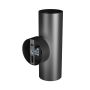 Vägglampa GU10 2 huvuden – rund – svart – IP20 – 55×160×90 mm – utan ljuskälla – bild 5