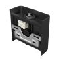 LED-vägglampa 2W CCT Upp/Ner IP54 Svart – bild 4