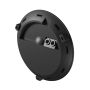 Taklampa E27 – rund – svart – IP65 IK08 – Ø300×90 mm – utan ljuskälla – bild 5