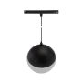 LED-globpendellampa för skena 6W CCT 48V Ø100 mm dimbar Svart – bild 6