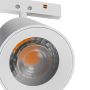 LED-skenspotlight för smal skena 5W K3000 48V Vit – bild 5