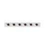 LED-gallerarmatur för smal skena 6W K3000 48V 100 mm Vit – bild 3