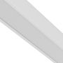 Avlång LED-skenarmatur för smal skena 10W K3000 48V 300 mm Vit – bild 5