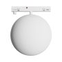 LED-globarmatur för smal skena 7W K3000 48V Ø100 mm Vit – bild 2