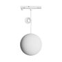 LED-globpendellampa för smal skena 7W K3000 48V Ø100 mm Vit – bild 2