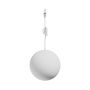 LED-globpendellampa för smal skena 7W K3000 48V Ø100 mm Vit – bild 3