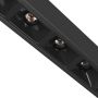 LED-gallerarmatur för smal skena 6W K3000 48V 100 mm Svart – bild 5
