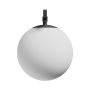LED-globarmatur för smal skena 7W K3000 48V Ø100 mm Svart – bild 3